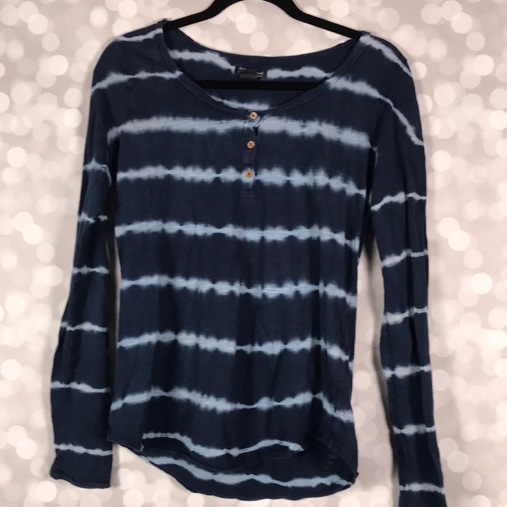 Lucky Brand Tie Die long sleeve T